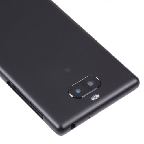 Pour Sony Xperia 10 Coque arrière de batterie d'origine (noire) SH49BL1207-06
