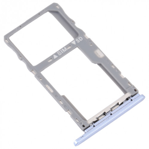 Pour TCL 10 SE T766H Plateau de carte SIM d'origine + Plateau de carte SIM / Micro SD (Violet) SH754P335-04