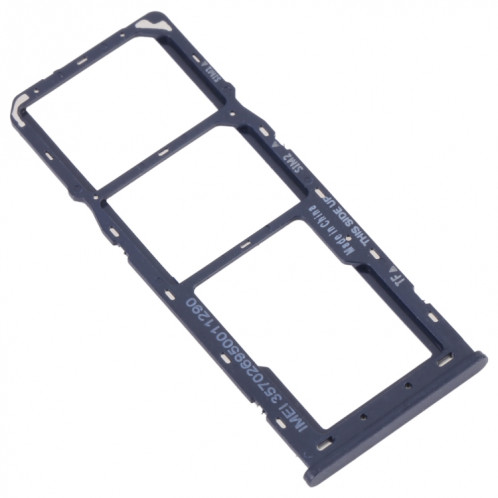 Pour TCL 30 SE / 30E / 305 / 306 Plateau de carte SIM d'origine + Plateau de carte SIM + Plateau de carte Micro SD (Bleu) SH756L805-04