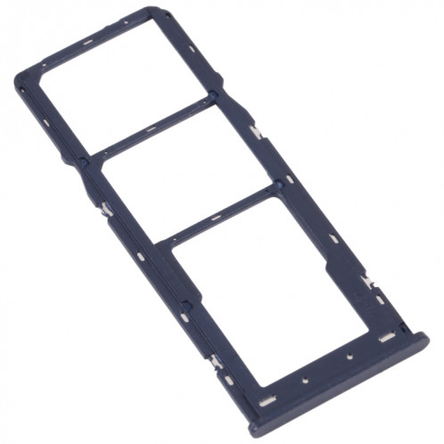 Pour TCL 30 SE / 30E / 305 / 306 Plateau de carte SIM d'origine + Plateau de carte SIM + Plateau de carte Micro SD (Bleu) SH756L805-04
