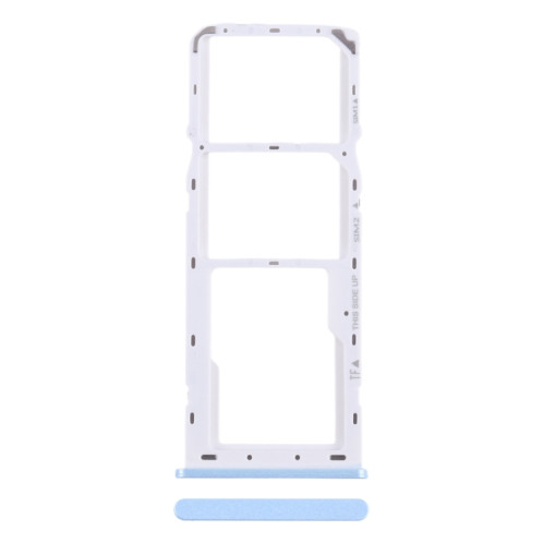 Pour TCL 30 SE / 30E / 305/306 Plateau de carte SIM d'origine + Plateau de carte SIM + Plateau de carte Micro SD (Bleu bébé) SH56TT1041-04