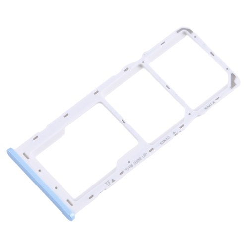 Pour TCL 30 SE / 30E / 305/306 Plateau de carte SIM d'origine + Plateau de carte SIM + Plateau de carte Micro SD (Bleu bébé) SH56TT1041-04