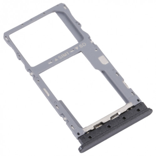 Pour TCL 20 XE Plateau de carte SIM d'origine + plateau de carte Micro SD (noir) SH764B1267-04