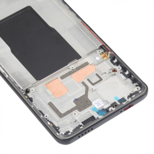 Écran LCD AMOLED d'origine pour Xiaomi Redmi K50 Ultra / 12T / 12T Pro Numériseur Assemblage complet avec cadre (Noir) SH782B953-05