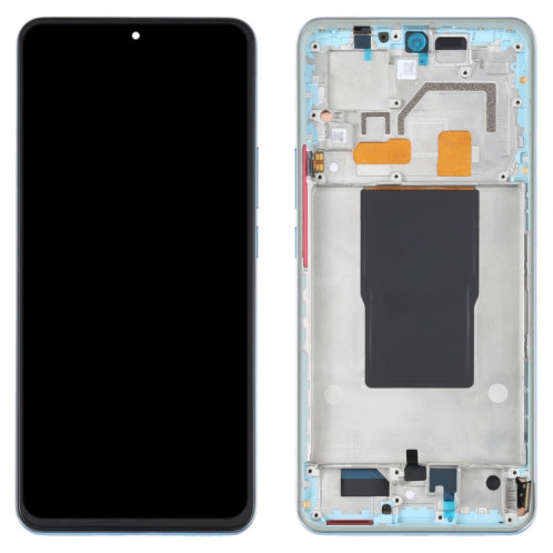 Écran LCD AMOLED d'origine pour Xiaomi Redmi K50 Ultra / 12T / 12T Pro Digitizer Assemblage complet avec cadre (Bleu) SH782L975-05