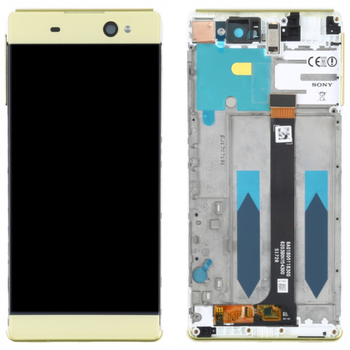 Écran LCD d'origine pour Sony Xperia XA Ultra F3212 Digitizer Assemblage complet avec cadre (Or) SH89JL1999-05