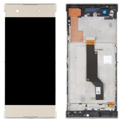 Écran LCD d'origine pour Sony Xperia XA1 G3116 Assemblage complet du numériseur avec cadre (Or) SH90JL1260-05