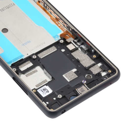 Écran LCD d'origine pour Sony Xperia 10 III SO-52B Assemblage complet du numériseur avec cadre (Noir) SH793B1334-05