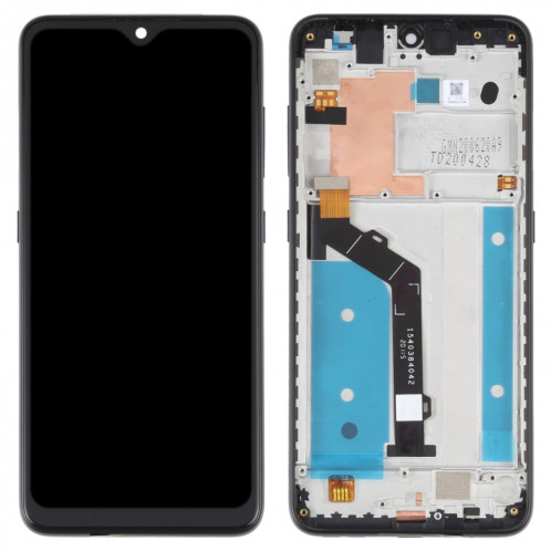 Écran LCD d'origine pour Nokia 7.2 / 6.2 Numériseur complet avec cadre (noir) SH05BL467-05