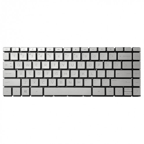 Clavier Version US avec rétroéclairage pour HP Pavilion x360 14-CE 14-DH 14-cd 14m-cd 14t-cd 14-CE000 L47854-171 (Argent) SH844S844-05