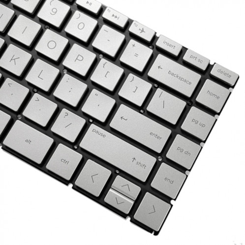 Clavier Version US avec rétroéclairage pour HP Pavilion x360 14-CE 14-DH 14-cd 14m-cd 14t-cd 14-CE000 L47854-171 (Argent) SH844S844-05