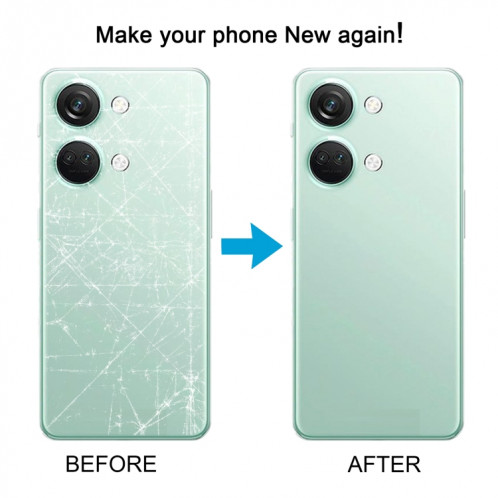Pour OnePlus Nord 3 couvercle arrière de batterie d'origine avec couvercle d'objectif d'appareil photo SH62GL1244-07
