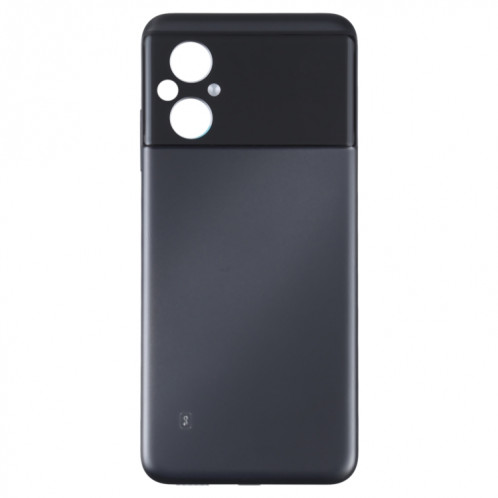 Pour Xiaomi Poco M5 / Poco M5 India Couvercle arrière de batterie d'origine (noir) SH70BL87-06