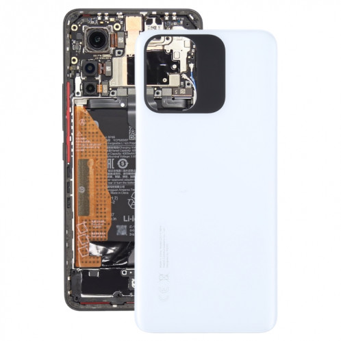 Pour Xiaomi Poco M5s Couvercle arrière de batterie d'origine (Blanc) SH71WL1478-06