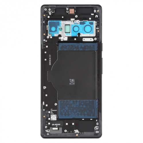 Pour coque arrière de batterie Google Pixel 6 Pro avec cadre central (noir) SH73BL472-06