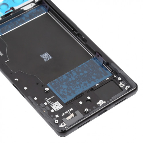 Pour coque arrière de batterie Google Pixel 6 Pro avec cadre central (noir) SH73BL472-06