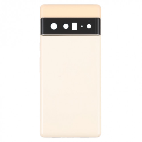 Pour le couvercle arrière de la batterie Google Pixel 6 Pro avec cadre central (or) SH73JL249-06
