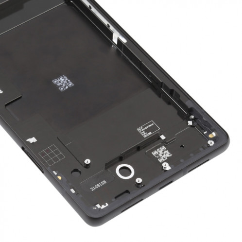 Pour coque arrière de batterie Google Pixel 6 avec cadre central (noir) SH74BL1488-06