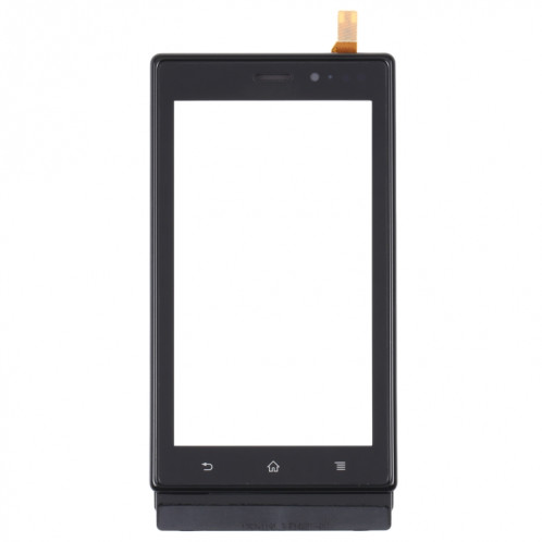 Écran tactile d'origine avec cadre pour Sony Xperia Sola MT27i SH49BL1916-07