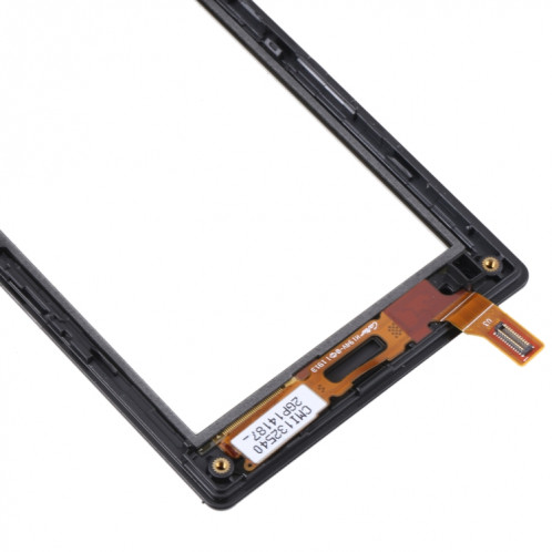 Écran tactile d'origine avec cadre pour Sony Xperia Sola MT27i SH49BL1916-07