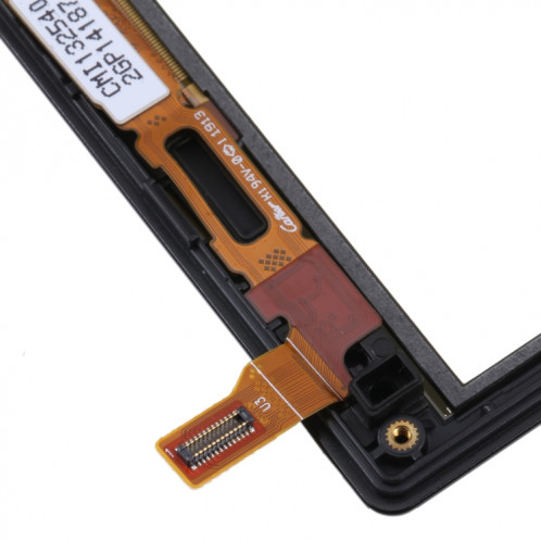 Écran tactile d'origine avec cadre pour Sony Xperia Sola MT27i SH49BL1916-07