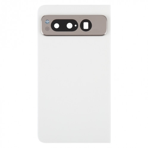 Pour le couvercle arrière de la batterie d'origine Google Pixel Fold avec couvercle d'objectif d'appareil photo (blanc) SH62WL1499-06
