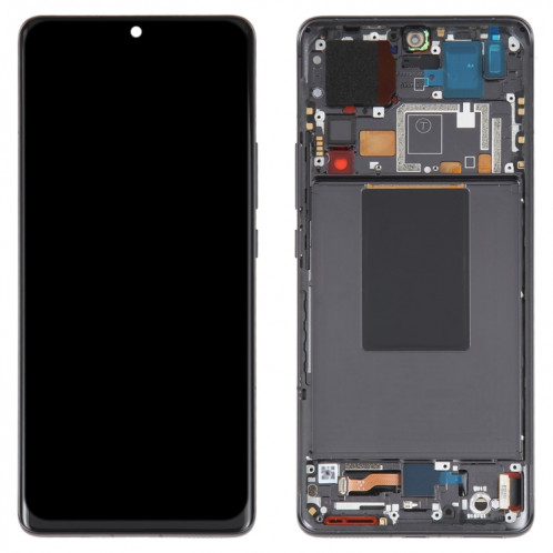 Écran LCD d'origine AMOLED pour Xiaomi 12 Pro / 12S Pro Digitizer Assemblage complet avec cadre (Noir) SH969B719-05