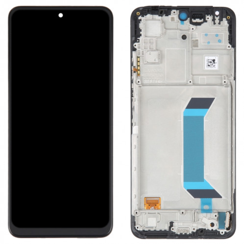Écran LCD d'origine AMOLED pour Xiaomi Redmi Note 12 Chine / Note 12 5G Assemblage complet du numériseur avec cadre (Noir) SH970B571-05