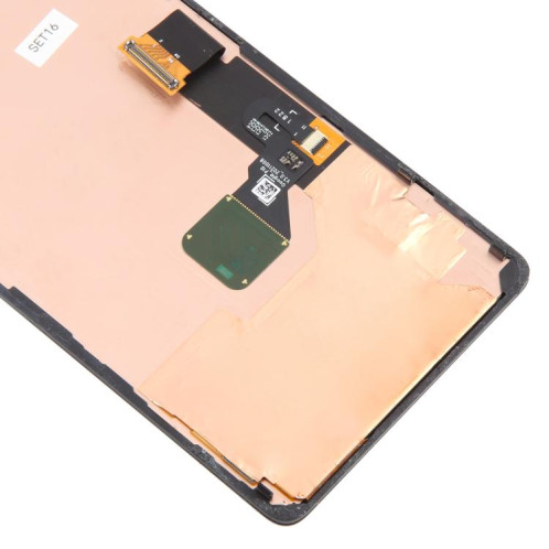 Écran LCD AMOLED pour Google Pixel 7 GVU6C GQML3 Assemblage complet du numériseur avec cadre (Noir) SH979B1374-07