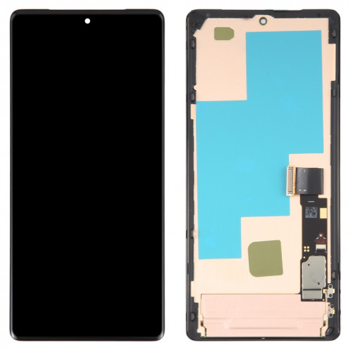 Écran LCD AMOLED pour Google Pixel 7 Pro GV4BC GE2AE Assemblage complet du numériseur avec cadre (Noir) SH980B800-05