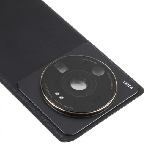 Pour Xiaomi 12S Ultra Coque Arrière de Batterie d'Origine (Noir) SH88BL1450-06