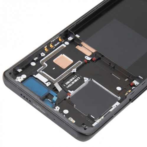 Pour Xiaomi 12S Ultra Original Front Housing LCD Frame Bezel Plate (Noir) SH993B806-06