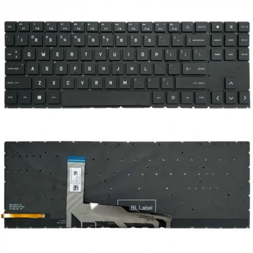 Pour clavier d'ordinateur portable HP Omen 15-EK 15-EK0019NR 15-EN 15-EN0013DX TPN-Q236 (blanc) SH016W210-05