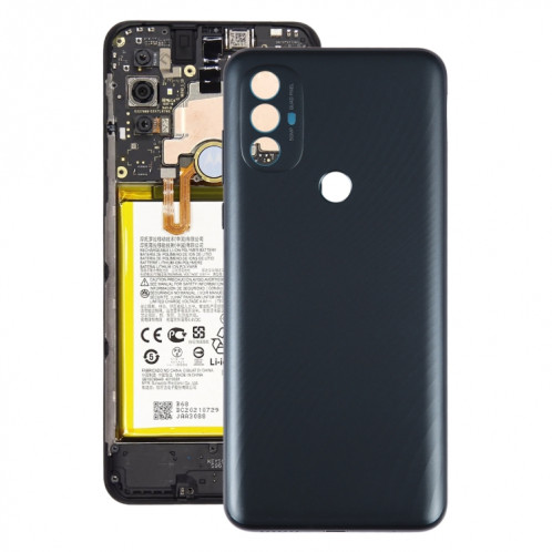 Coque arrière de batterie d'origine pour Motorola Moto G Power 2022 (noire) SH33BL154-06