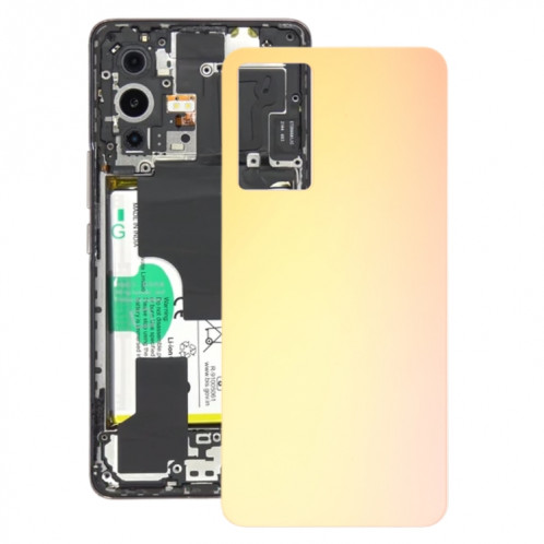 Pour vivo V23e 4G / V23e 5G Couvercle arrière de batterie en verre OEM (or) SH40JL1180-06