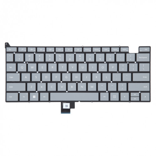Clavier version US sans bouton d'alimentation pour ordinateur portable Microsoft Surface Go 1934 (gris) SH057H1102-05