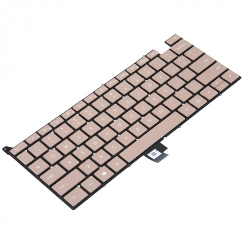 Clavier version US sans bouton d'alimentation pour ordinateur portable Microsoft Surface Go 1934 (or) SH057J725-05
