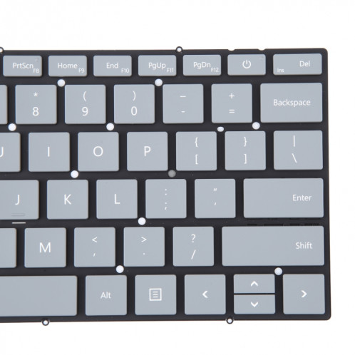 Clavier version US avec bouton d'alimentation pour ordinateur portable Microsoft Surface Go 1934 (gris) SH058H1433-05