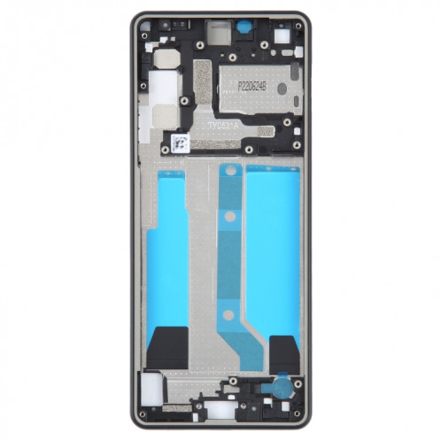 Pour Sony Xperia 10 IV plaque de lunette de cadre moyen d'origine (noir) SH065B1435-06