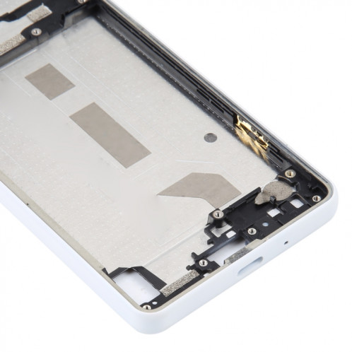 Pour Sony Xperia 10 IV Plaque de cadre central d'origine (blanc) SH065W897-06