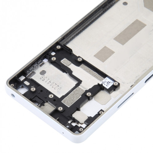 Pour Sony Xperia 10 IV Plaque de cadre central d'origine (blanc) SH065W897-06