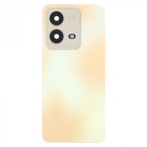 Pour vivo V25 Couvercle arrière de batterie d'origine avec couvercle d'objectif d'appareil photo (or) SH23JL1981-06