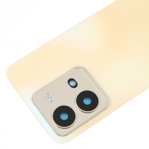 Pour vivo V25 Couvercle arrière de batterie d'origine avec couvercle d'objectif d'appareil photo (or) SH23JL1981-06