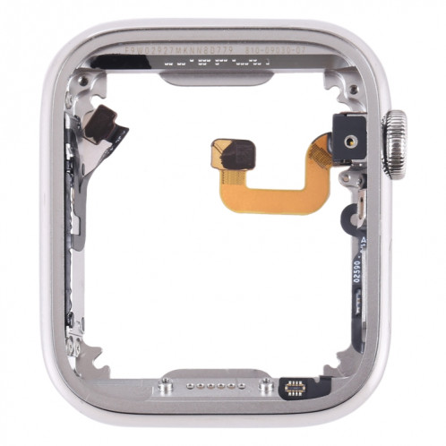 Pour Apple Watch Series 6 44mm plaque de lunette de cadre moyen avec haut-parleur/alimentation/câble flexible d'arbre rotatif SH61431423-06