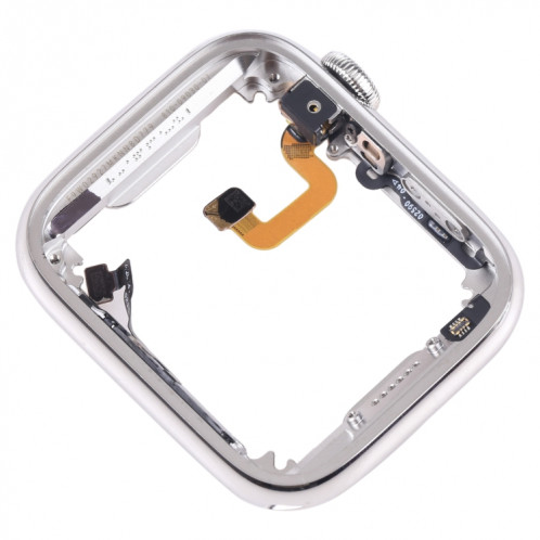 Pour Apple Watch Series 6 44mm plaque de lunette de cadre moyen avec haut-parleur/alimentation/câble flexible d'arbre rotatif SH61431423-06