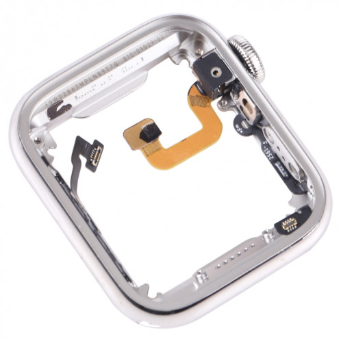 Pour Apple Watch Series 6 40mm plaque de lunette de cadre moyen avec haut-parleur/alimentation/câble flexible d'arbre rotatif SH6144627-06