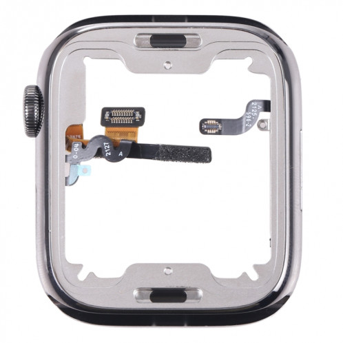 Pour Apple Watch Series 7 45mm plaque de lunette de cadre moyen avec haut-parleur/alimentation/câble flexible d'arbre rotatif SH6145175-06