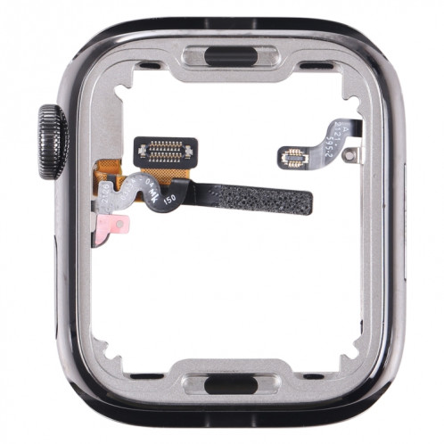 Pour Apple Watch Series 7 41mm plaque de lunette de cadre moyen avec haut-parleur/alimentation/câble flexible d'arbre rotatif SH61461479-06