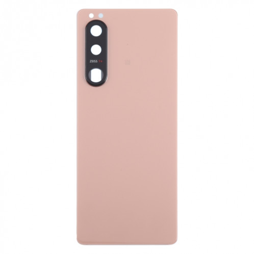 Pour Sony Xperia 5 III Couvercle arrière de la batterie d'origine avec couvercle d'objectif d'appareil photo (rose) SH55FL60-07