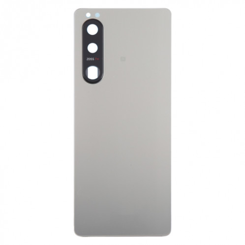 Pour Sony Xperia 5 III Couvercle arrière de la batterie d'origine avec couvercle d'objectif d'appareil photo (argent) SH55SL1666-07